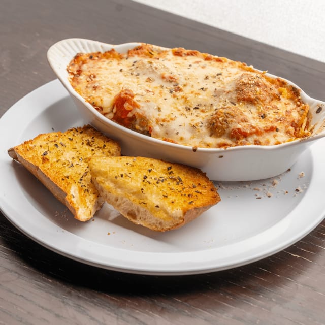 Spaghetti with Hot Italian Sausage.